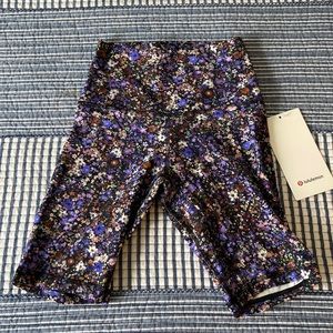 NWT black floral bike shorts